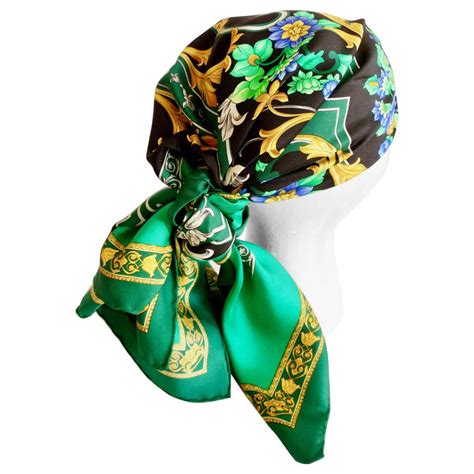 gianni versace silk scarf|versace scarf price.